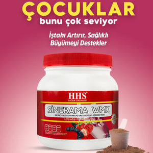 HHS Sinerama WMX Carob & Strawberry 500g – Nutritious herbal powder blend for children