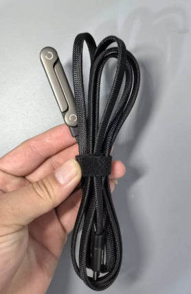 كابل شحن سريع مع حامل جوال قابل للطي Type‑C حتى 240W - صورة 8