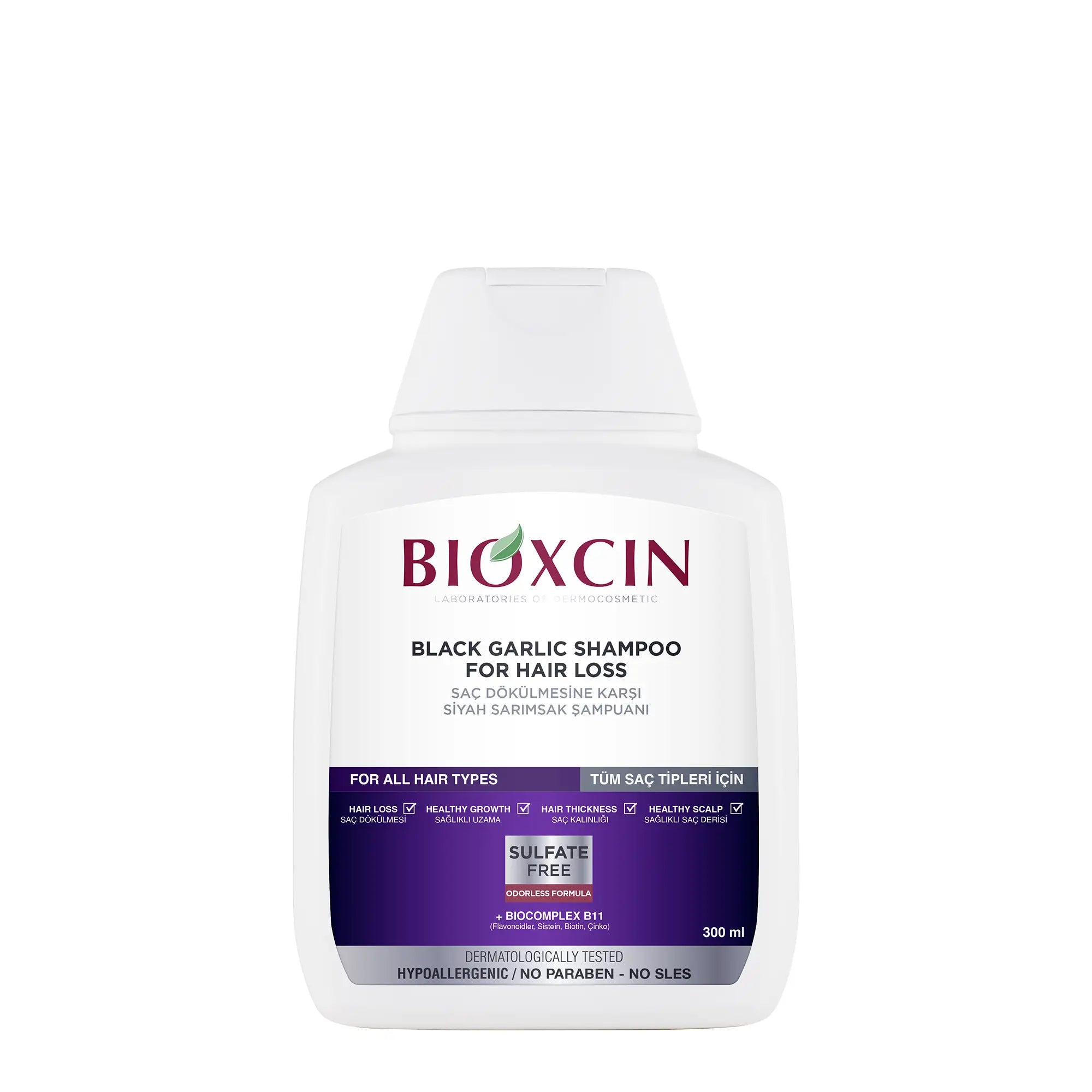 صورة إضافية للمنتج: شامبو الثوم الأسود 300 مل | بيوكسين Bioxcin
