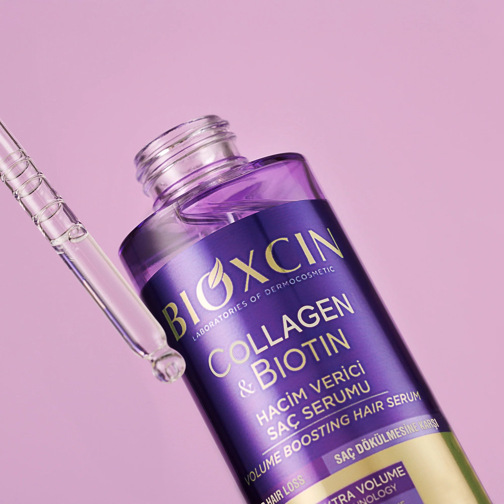 صورة إضافية للمنتج: سيروم شعر بالكولاجين والبيوتين 100 مل | بيوكسين Bioxcin
