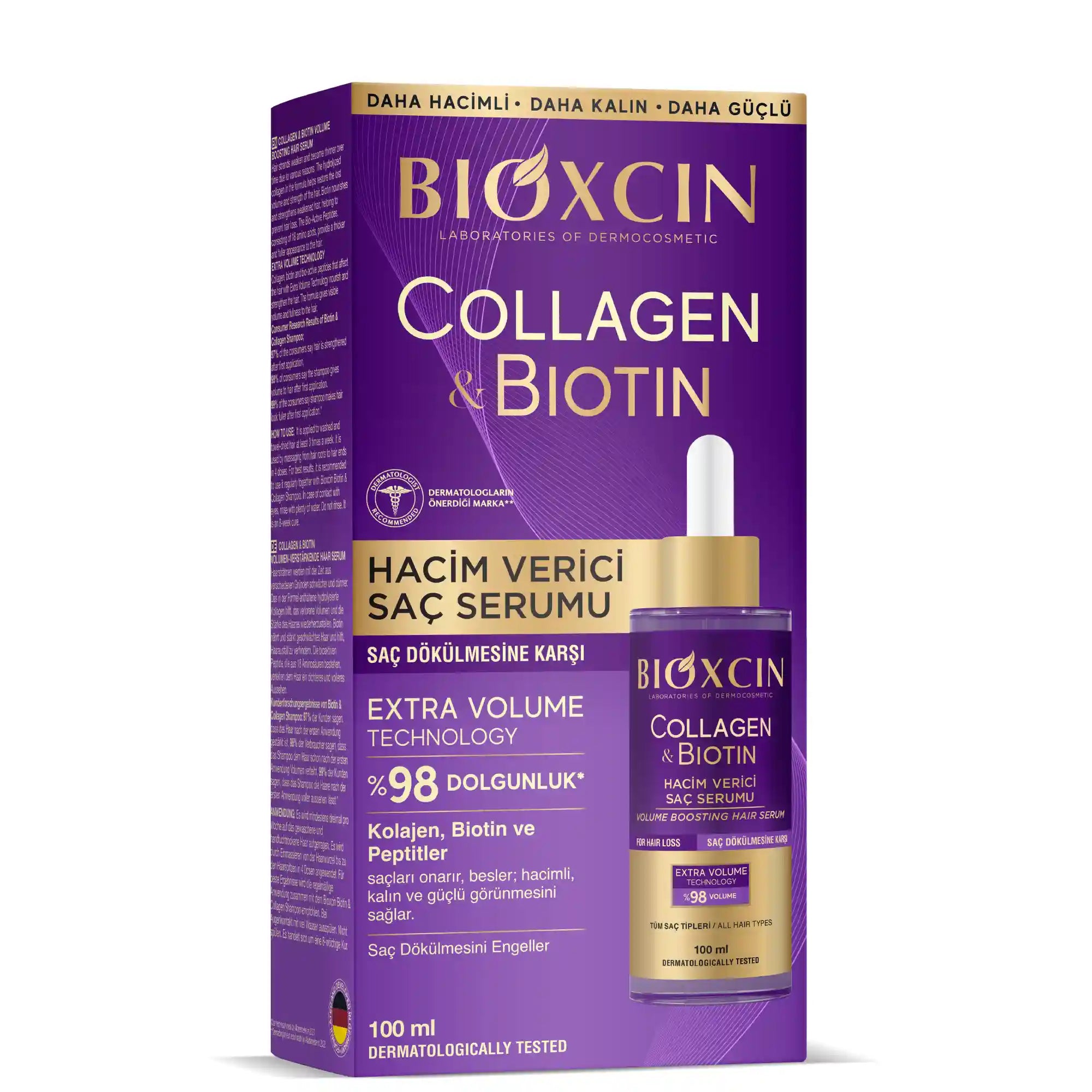 سيروم شعر بالكولاجين والبيوتين 100 مل | بيوكسين Bioxcin