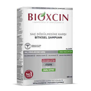 عشبي كلاسيكي لمقاومة تساقط الشعر شامبو للشعر الدهني 300 مل | بيوكسين Bioxcin