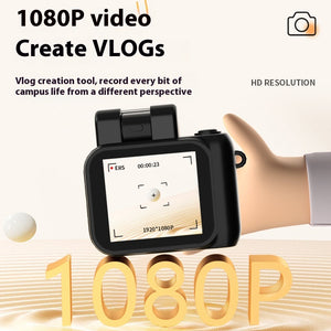كاميرا رقمية ريترو صغيرة 1080P للسفر والتصوير - صورة 8
