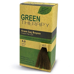 كريم صبغة شعر بني رقم 4.0 | جرين ثيرابي Green Therapy