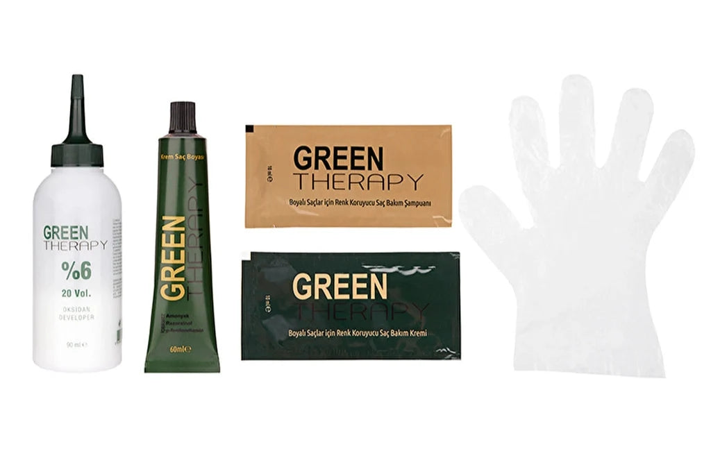 صورة إضافية للمنتج: كريم صبغة شعر بني رقم 7.0 | جرين ثيرابي Green Therapy