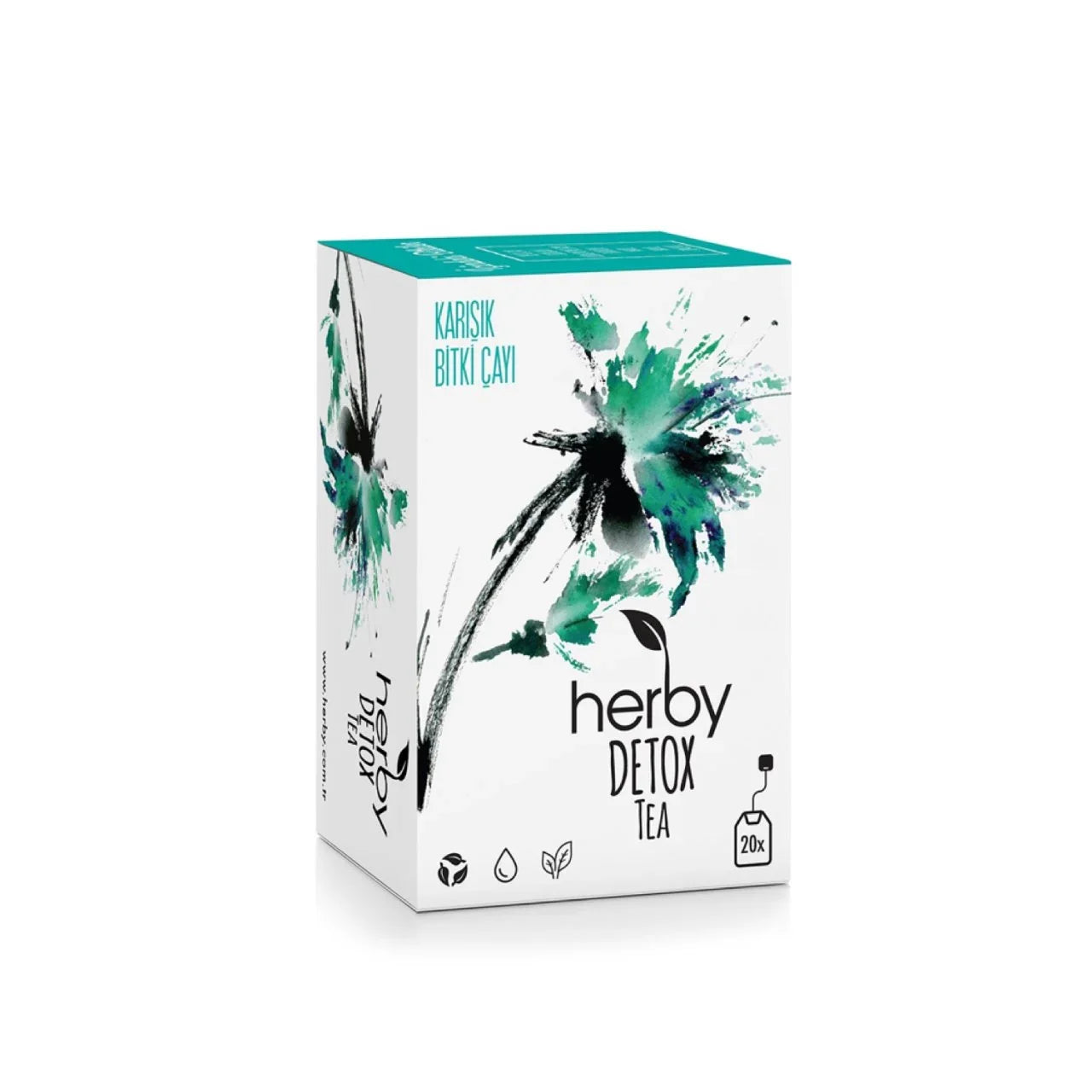 شاي أعشاب ديتوكس Detox 20 كيس 36 جم | هيربي Herby