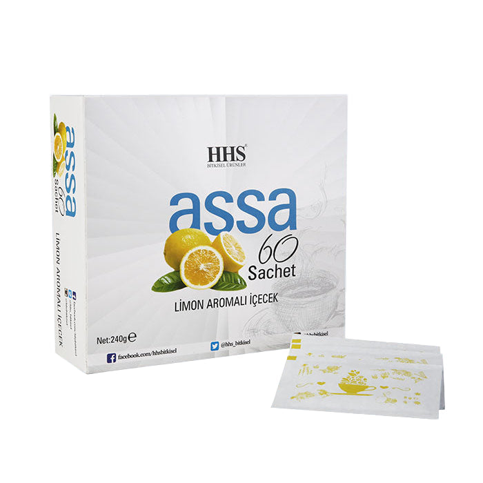 شاي أعشاب HHS Assa 60 بنكهة الليمون | إتش إتش إس HHS