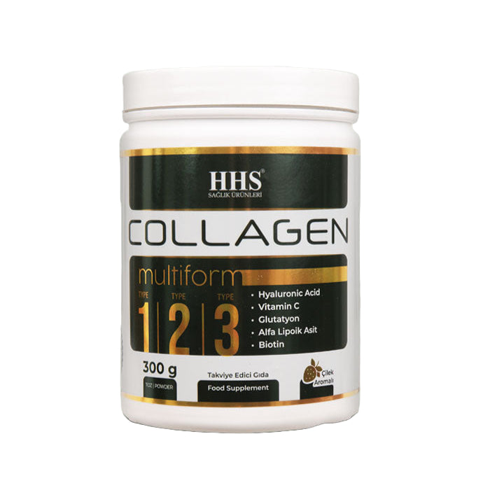 HHS Collagen 300g Multiform Type 1-2-3 – Hydrolyzed collagen powder for skin, hair, nail, and joint support